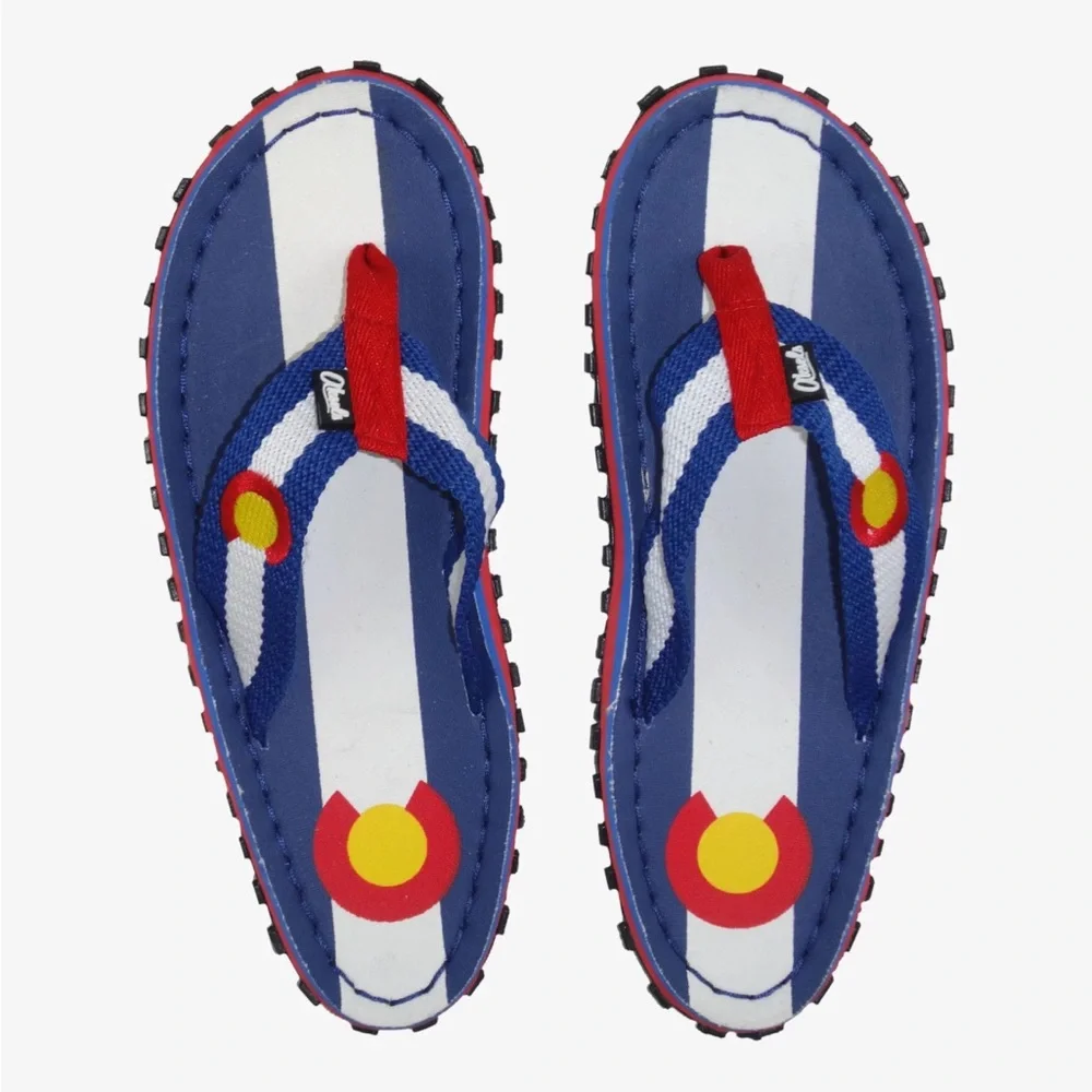 Colorado Flag Aksels Sandal Flip Flop - Picture 1 of 4